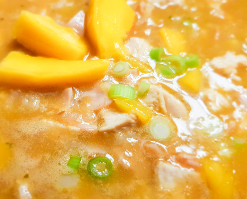 Hühnchen-Kokos-Mango-Suppe - Dein Rezept auf Rezept-Buch.de